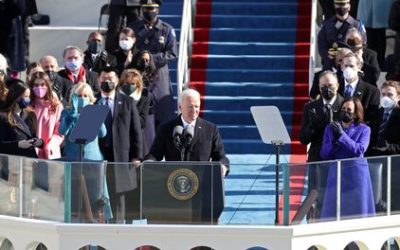 Joe Biden was inaugurated with great fanfare today, a peaceful transfer of power.