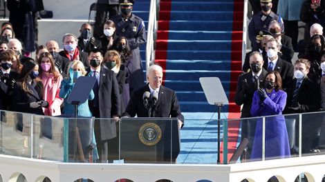 Joe Biden was inaugurated with great fanfare today, a peaceful transfer of power.